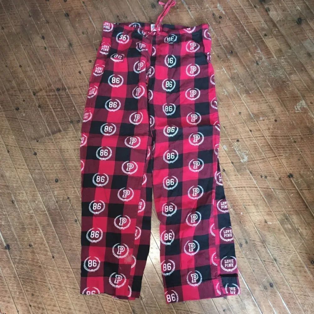 Victoria’s Secret flannel tie pajama pants